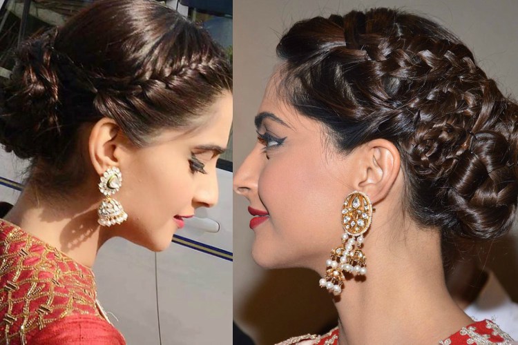 Stay Stylish In Low Braided Buns Like Deepika Padukone And Sonam Kapoor - 3