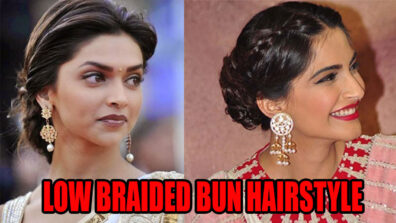 Stay Stylish In Low Braided Buns Like Deepika Padukone And Sonam Kapoor