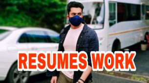 Sunny Singh is back on the sets as he resumes shoot, post the lockdown