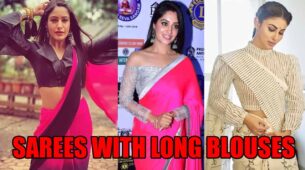 Surbhi Chandna, Dipika Kakar And Mouni Roy Knows How To Wear Sarees With Long Blouses