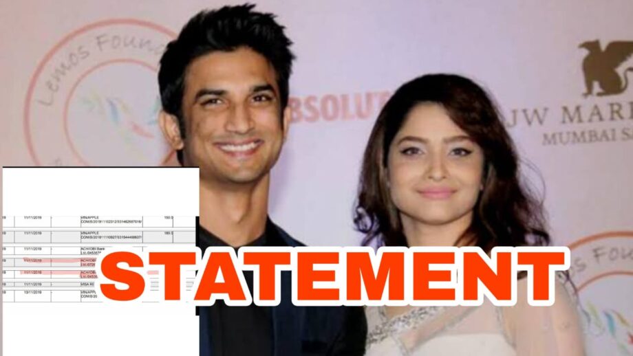 Sushant Singh Rajput Death: Ankita Lokhande shares her bank statement with the world, dismisses claims of Sushant Singh Rajput paying her house EMI