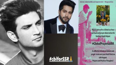 Sushant Singh Rajput Death: Varun Dhawan wants CBI enquiry, Ankita Lokhande requests fans to support  ‘Global Prayer Meet’