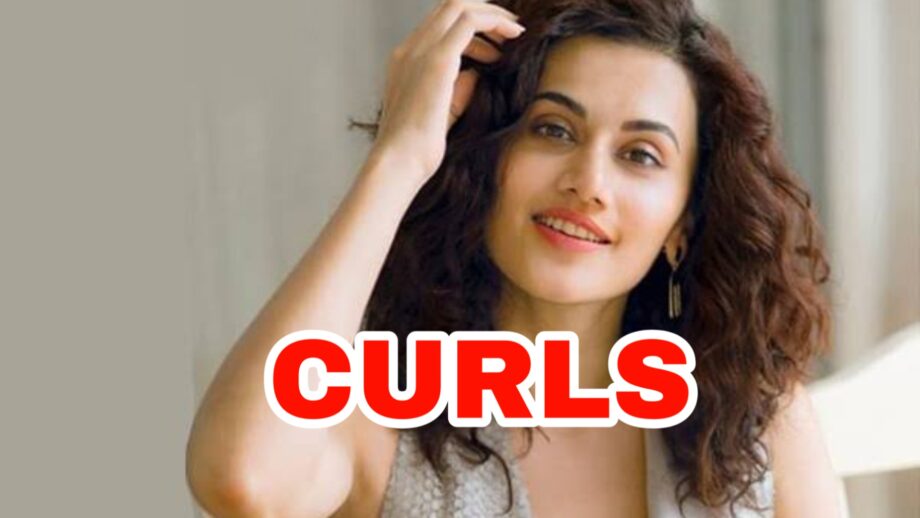 Taapsee Pannu Hairstyle: Take Hair Styling Tips For Curly Hair For Girls 1