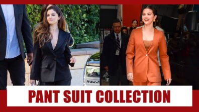 Take Cues From Selena Gomez’s Pant Suit Collection