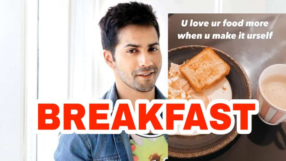 Varun Dhawan shares photo of  'yummy' breakfast, fans love it