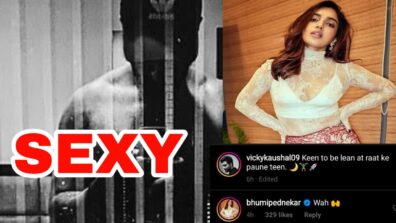 Vicky Kaushal shares a hot shirtless workout photo, impressed Bhumi Pednekar says ‘Wah’