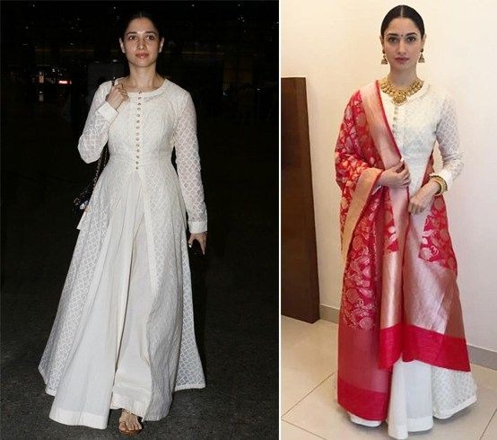 We Can't Get Over Tamannaah Bhatia's Stylish And Chic Chikankari Outfit Looks