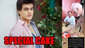 Yeh Rishta Kya Kehlata Hai actor Mohsin Khan gets a special cake by fan