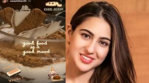 Yummy Delight: Sara Ali Khan tries her hand in baking cake, fans love it