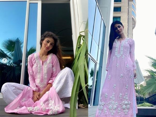 Times Mouni Roy Made Fashion Statements With Kurta & Palazzo Sets - 1