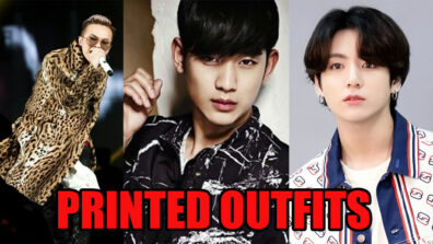 6 Times G-dragon, Kim Soo Hyun And Jungkook Looked Hot In Printed Outfits