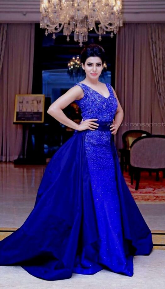 6 Times Keerthy Suresh, Tamannaah Bhatia, And Samantha Akkineni Proved They Are The HOTTEST DIVAS In BLUE - 1