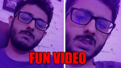 After Yalgaar, CarryMinati has fun in new video