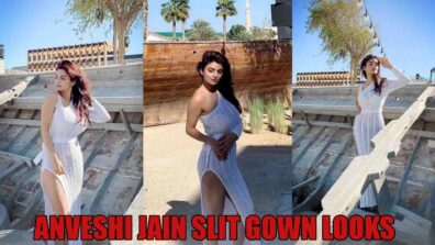 Anveshi Jain in ‘HOT’ Look in High Slit Gown