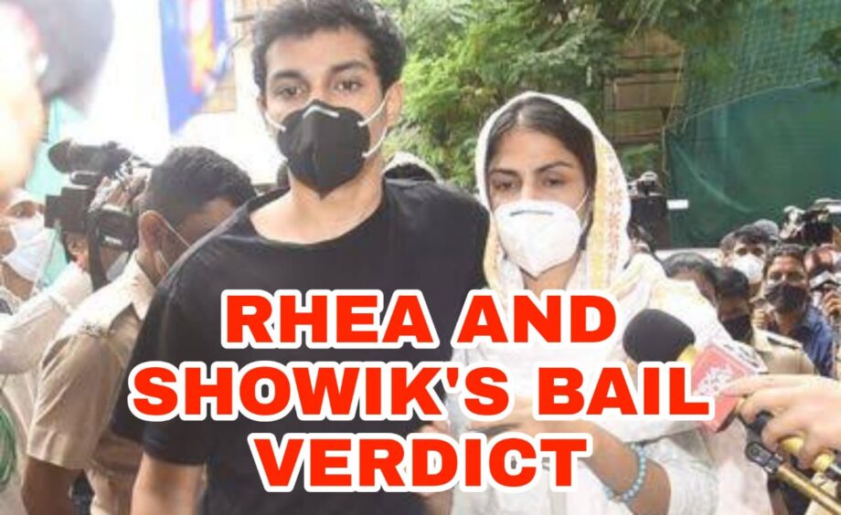 Big News: Sessions court to announce verdict on Rhea Chakraborty and Showik Chakraborty's bail plea tomorrow