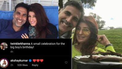 BIRTHDAY SPECIAL: Twinkle Khanna calls hubby Akshay Kumar ‘big boy’, Akki comments