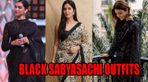 Black Trend: Deepika Padukone, Katrina Kaif And Anushka Sharma’s Sabyasachi Outfits Are Super Inspiring!