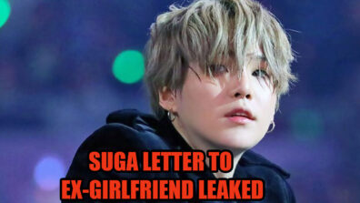 Check Out! BTS Suga’s letter to his ex-girlfriend LEAKED