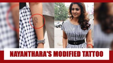 Check Out! Nayanthara’s Modified Version Of Tattoo After Removing Prabhu Deva’s Tattoo