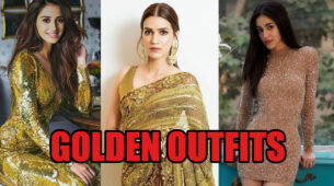 Disha Patani, Kriti Sanon And Ananya Panday; Celebs In GOLDEN Hot Looks