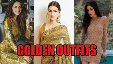 Disha Patani, Kriti Sanon And Ananya Panday; Celebs In GOLDEN Hot Looks