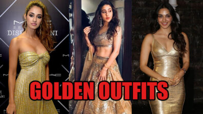 Disha Patani, Sara Ali Khan To Kiara Advani: Celebs In GOLDEN Hot Looks