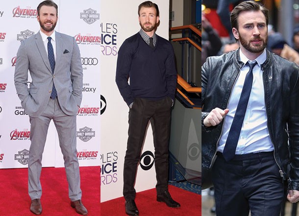 From White To Black: Colourful Suit Looks From Chris Evans 5