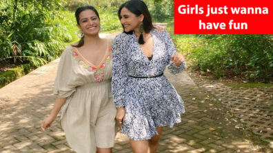 Girl love: Krystle D’souza and Anita Hassanandani have fun