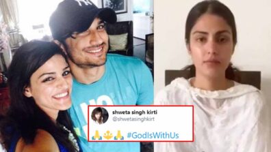 God Is With Us: Sushant Singh Rajput’s sister Shweta Singh Kirti on Rhea Chakraborty arrest