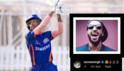 Hardik Pandya flaunts his six hitting skills during IPL net session, Ranveer Singh loves it