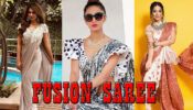 Hina Khan, Jennifer Winget, And Erica Fernandes’s Gorgeous Fusion Saree Look Are Hard to Miss!