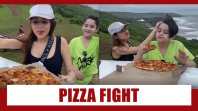 Jannat and Ayaan Zubair’s cute ‘pizza fight’