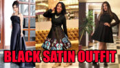 Jannat Zubair, Ashnoor Kaur, Aashika Bhatia: Who Flaunts Figure The Best In Black Satin Outfit?