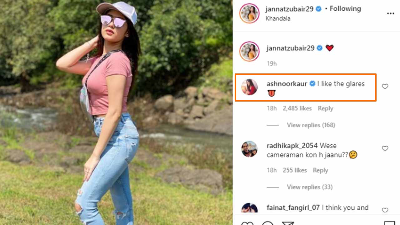 Jannat Zubair shares latest stunning picture, Ashnoor Kaur drops a comment