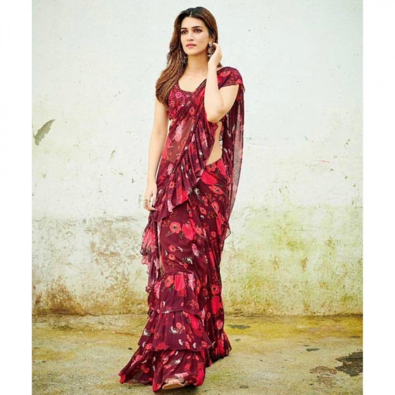 Kriti Sanon’s Sarees And Blouse Designs That You Can Take Inspiration From - 0