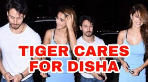 Moments when Tiger Shroff cared for Disha Patani