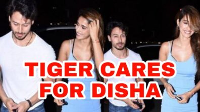 Moments when Tiger Shroff cared for Disha Patani