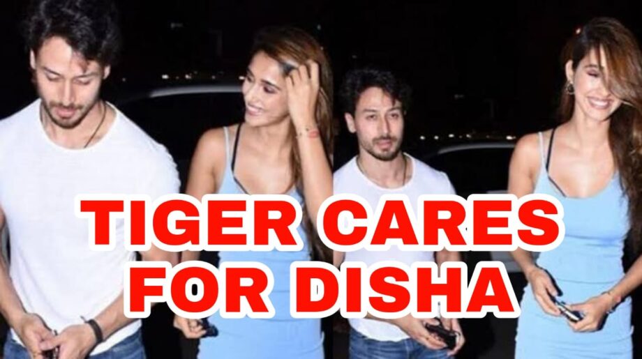 Moments when Tiger Shroff cared for Disha Patani 2