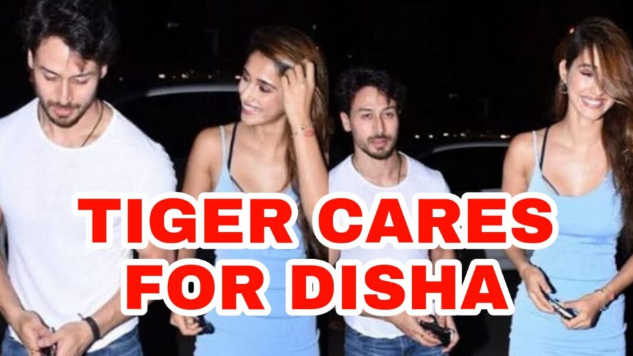 Moments when Tiger Shroff cared for Disha Patani 2