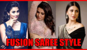 Pooja Hegde, Samantha Akkineni, And Shruti Haasan’s Looks Mesmerize Us In A Fusion Saree With A SULTRY Twist