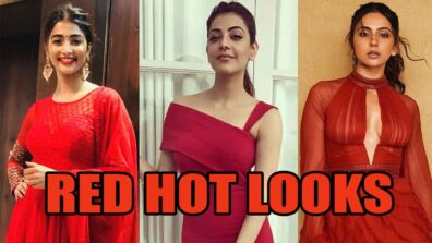 Pooja Hegde To Rakul Preet Singh; Celebs In RED Hot Looks