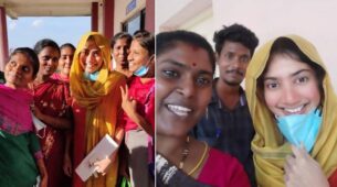 Sai Pallavi steps out for examination, delighted fans surround her for selfies