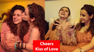 Sanaya Irani’s ‘kiss of love’ for BFF Ridhi Dogra