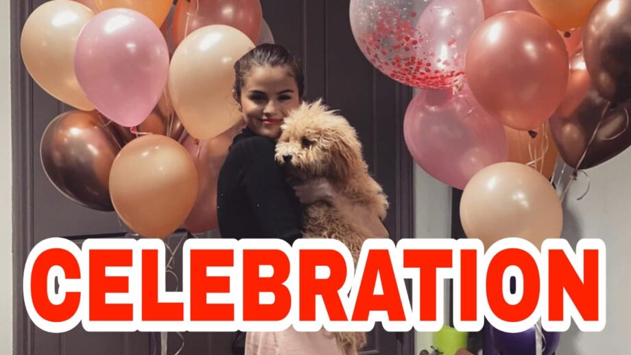 Selena Gomez has a special reason to celebrate with her pet dog, find out what