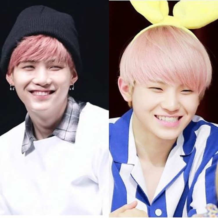 Seventeen Woozi Is BTS Suga's Doppelganger?