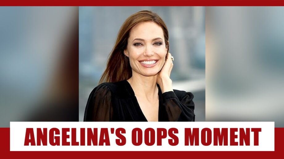 Watch Now: Angelina Jolie’s OOPS Moment Caught On Camera
