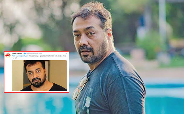 When KRK handle killed Anurag Kashyap