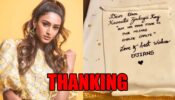 Why is Erica Fernandes thanking her fans?