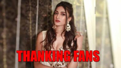 Why is Erica Fernandes thanking her fans?