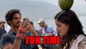 Why is Ishaan Khatter clicking pictures of Ananya Panday?